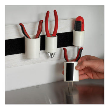 VELCRO® Brand Industrial-strength Heavy-duty Fasteners, 2" X 4", Black, 2-pack freeshipping - TVN Wholesale